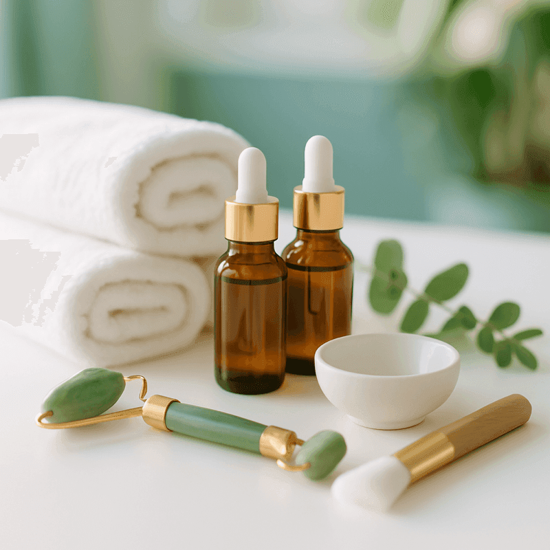 Amason Aesthetics cleaning supplies